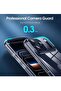 Apple iPhone 18 Pro Max 5G 2026 TPU Soft Corner Hard PC with Free Iron Plate Case Cover Screen Protector Transparent - 3