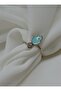 Enameled ring - silver color - - 4