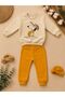 Baby Character Printed Daily Tracksuit Set 0-24 Months - 2