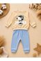 Baby Boy Printed Sweatshirt & Jogger Bottom Set 0-24 Months - 2