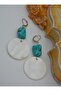 And Amorphous Turquoise Handmade Earrings-