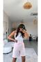 Pink Striped Shorts