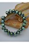 Czech Crystal 12mm Bracelet - Green -