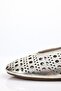 Gold Perforated Ballerinas 26023 - 3