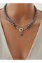 Black Pearl Necklace - - 2