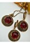 Authentic Helen Set with Ruby Stones - Red - - 5