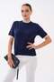 Women's Short Sleeve Lace Detailed Knitwear