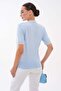 Women's Short Sleeve Lace Detailed Knitwear - 4