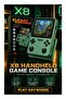 X8 Portable Handheld Game Console with 480x800 Display and Dual Analog Joysticks
