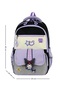 Kuromi Patterned Girls' School Bag Set of 3 with Pen Holder and Lunch Bag Pink Daily Use - 3