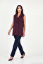 Oversize Double-Breasted Collar Sleeveless Buttoned Vest Women's Vest 6523000 - 2