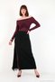 Knitwear Lace Detailed Slit Detailed Maxi Skirt Women's Skirt 680Et00117 - 2