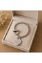 Heart Lock Detailed Silver Color 316L Stainless Steel Chain Women's Bracelet - 3