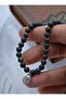 6 mm Sarpentine Necklace - Multicolor - - 3