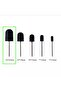 10 Pieces 16*25mm Thick 240 #   Nail Care Combo Set Including Foot Sanding File Heads Medical - 5