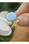 Red Enamel Joint Ring - Blue -