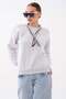 Women's Scarf Detailed Sweatshirt