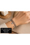 Multiple Chain Heart Figured 316L Stainless Steel Women's Bracelet Stylish Design