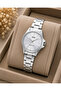 Women's Wristwatch Silver Color Casual and Stylish Combination Japanese Machine Gift Boxed - 2