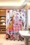 Palace and Giraffe Patterned Bathroom Curtain, Shower Curtain, Bathtub Curtain 175X200Cm - 3