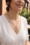 Gold Color Paperclip Chain Clover Model Women's Necklace - 2