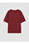 Vizyon New Season Burgundy Printed Women's Shorts Pajama Set - 7