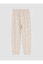 Özmarka New Season Mixed Elastic Waist Printed Women's Pajama Bottoms - 6