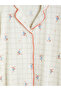 Shirt Collar Maternity Pajama Set - 7