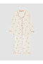 Shirt Collar Maternity Pajama Set - 5