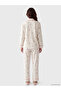 Shirt Collar Maternity Pajama Set - 4