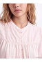 Hakim Collar Embroidered Maternity Shorts Pajama Set - 3