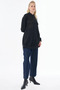High Collar Sweatshirt Black - 6