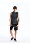 Nevavm with Difference Oval Collar Men's Sleeveless T-Shirt - 4