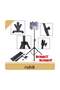 Foldable Tripod Stand For Tablet Black - 3