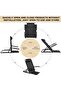 Adjustable Lifting Bed Backrest with Armrest, Large Folding Bed Rest Sitting up, Multifunction Porta - 5