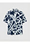 Nevavm Regular Fit Patterned Raschel Men's Shirt with Difference - 5