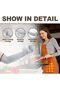 أكمام واقية مقاومة للقطع 55 سم، أكمام أمان للذراع من المستوى 5 لأعمال الحدائق والمطبخ، فئة A - 5
