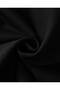 Unisex Black Side Vertical Text Printed Oversize Wide Leg Sweatpants - 8
