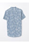 Trendlucky with Difference Regular Fit Short Sleeve Patterned Poplin Men's Shirt - 6