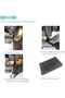 Eden's Decor Straight Flat-Edged Rectangular 5' x 7' Brown Sun Shade Sail UV-Blocking Outdoor Canopy - 4
