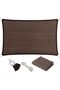 Eden's Decor Straight Flat-Edged Rectangular 5' x 7' Brown Sun Shade Sail UV-Blocking Outdoor Canopy