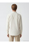 Nevavm Slim Fit Long Sleeve Striped Men's Shirt with Difference - 4