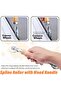 4Pcs Black Window Screen Door Repair Replacement Includes 47”x98” Fiberglass Window Screen Mesh Spli - 4