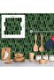 Long Hexagon Peel and Stick Tiles Backsplash, 3D Self Adhesive Wall Tile Back Splash, 12 x 1 - 4