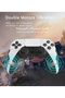 عصا تحكم لاسلكية متوافقة مع PS4/Slim/Pro مع كابل ومحرك اهتزاز مزدوج للألعاب بتقنية البلوتوث - 3