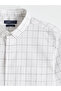 Nevavm Regular Fit Plaid Dobby Men's Shirt with Difference - 6