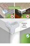 T-Shape Clear Table Corner Guards - 10 Pack Child Proofing - 2