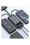 30000mAh Solar Power Bank High Capacity Portable Charger Dual USB Fast Charging External Battery Pack with LED Flashlight Outdoor Travel Emergency Backup Power Bank Black - 3