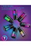 ميكروفون ألعاب RGB مع ذراع قابل للتعديل وفلتر بوب، ميكروفون مكثف USB بدقة 192 كيلو هرتز/24 بت، مزود بخاصية إلغاء الضوضاء، قابل للطي - 6