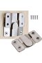 2 Inches Picture Hanger Supports 30lbs - Interlocking Wall Mounting Bracket Hardware Kit for Hanging